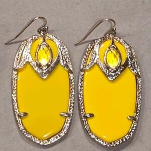 Kendra Scott Darby Earrings Mustard Yellow